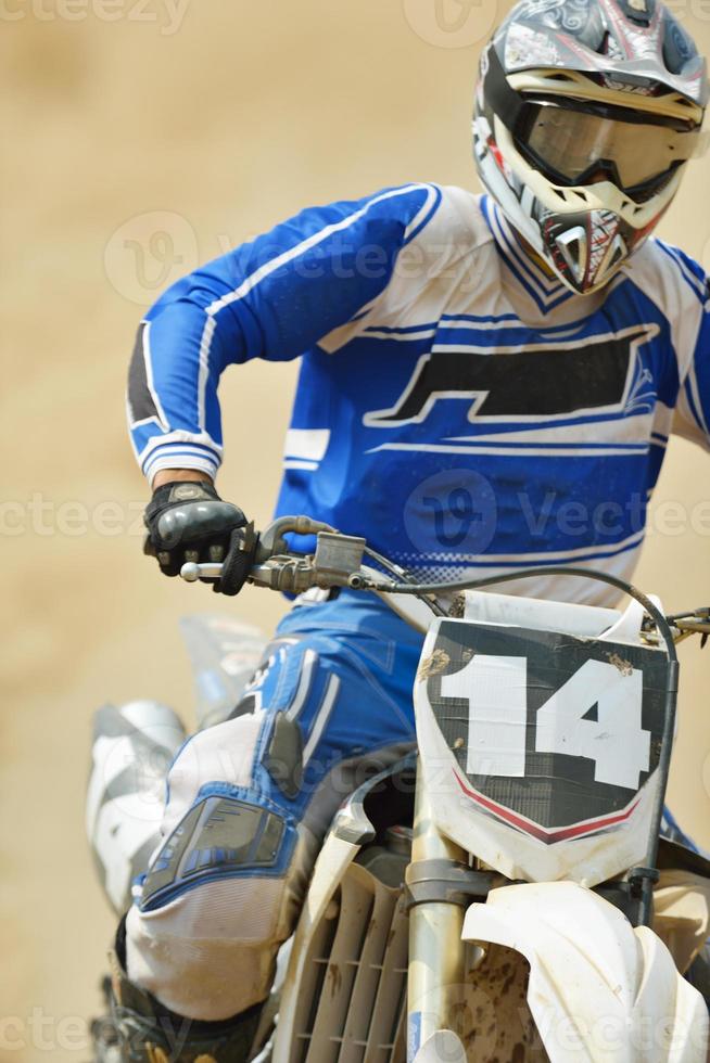 Motocross bike race photo