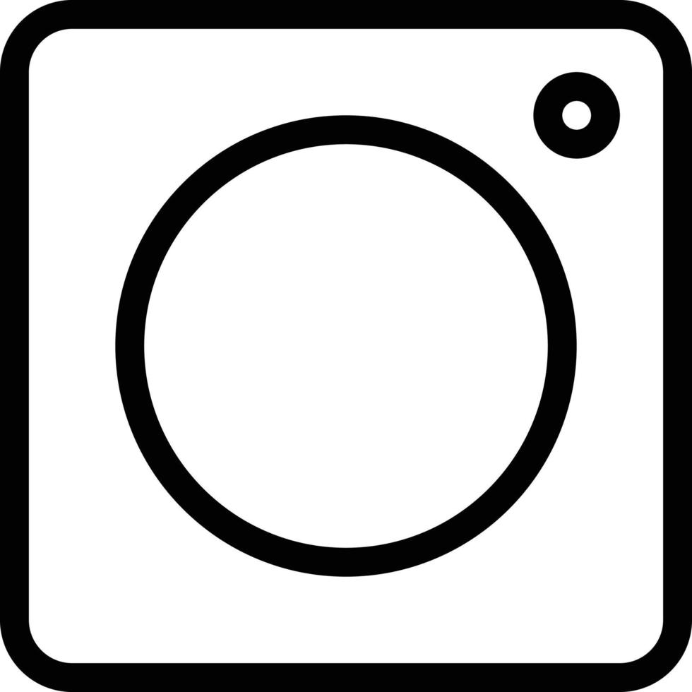 ilustración vectorial de instagram en un fondo. símbolos de calidad premium. iconos vectoriales para concepto y diseño gráfico. vector