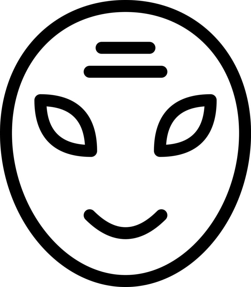 ilustración vectorial alienígena en un fondo. símbolos de calidad premium. iconos vectoriales para concepto y diseño gráfico. vector