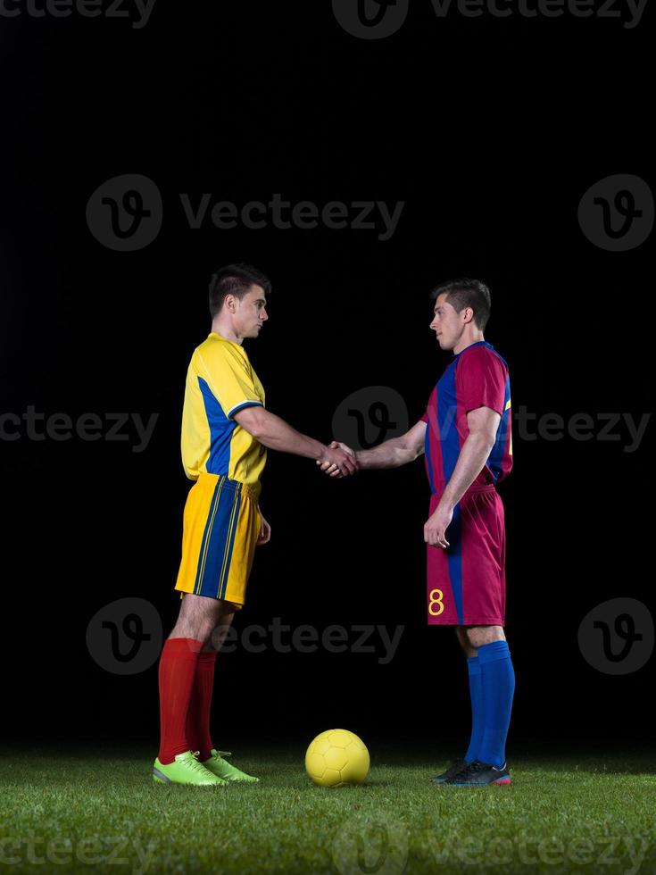 Soccer player view photo