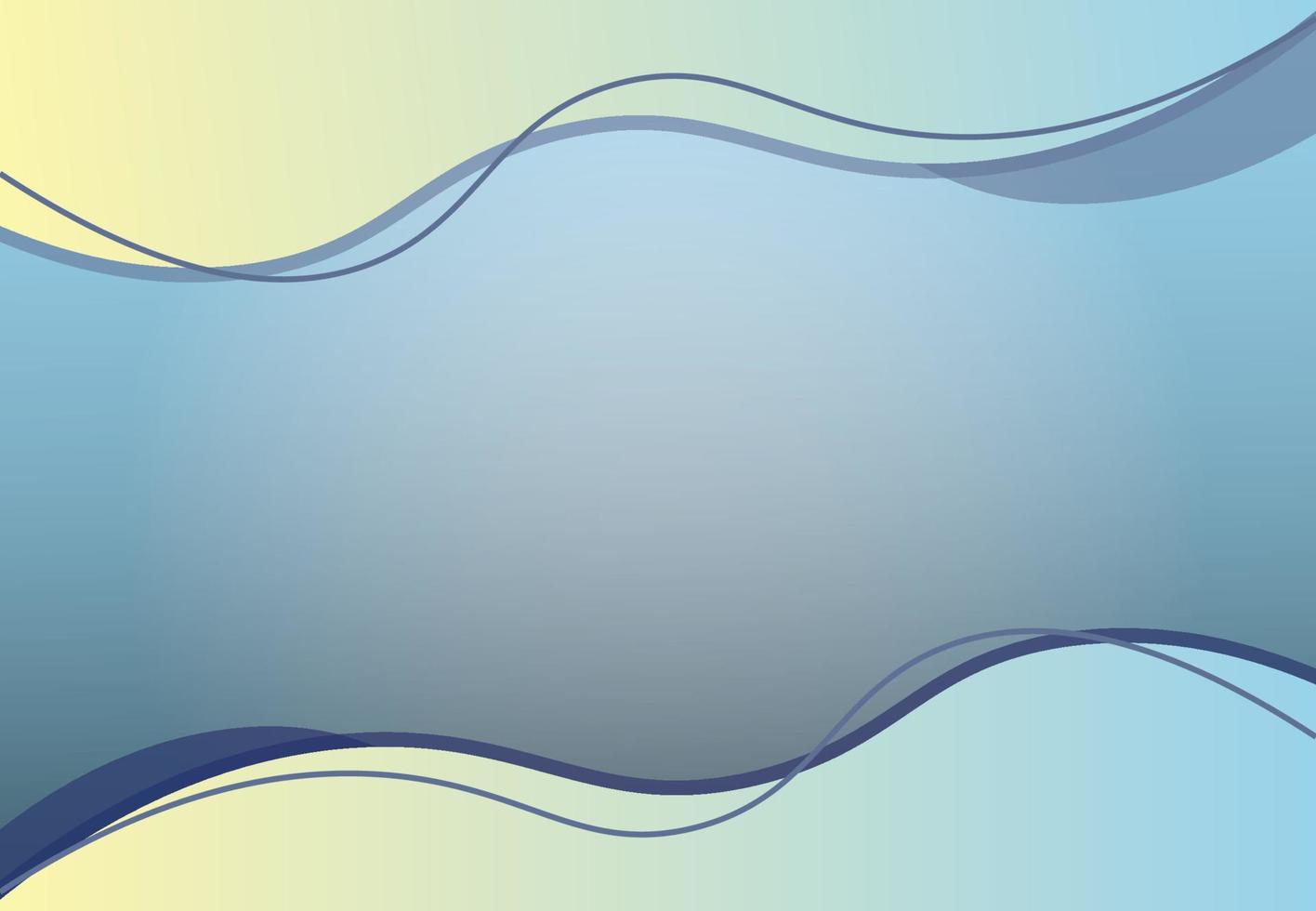 Gradient wavy abstract background. Vector illustration