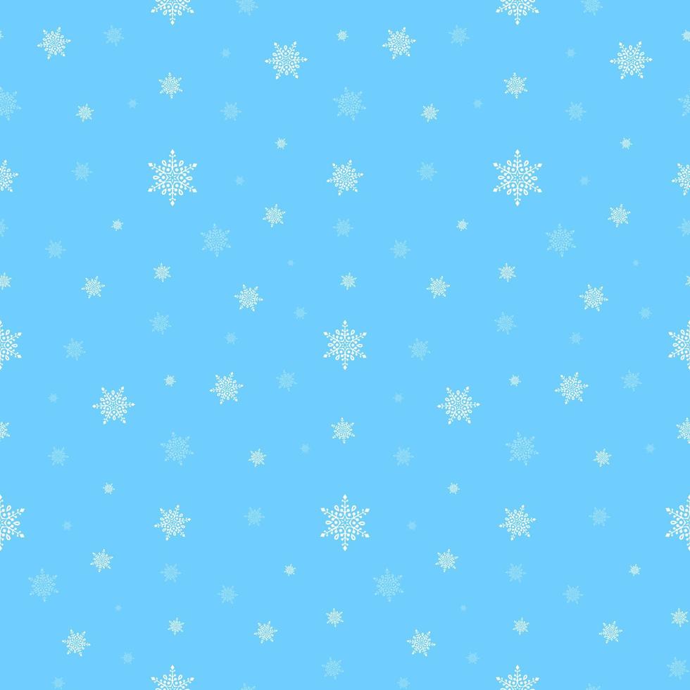 copo de nieve, vector, seamless, patrón vector