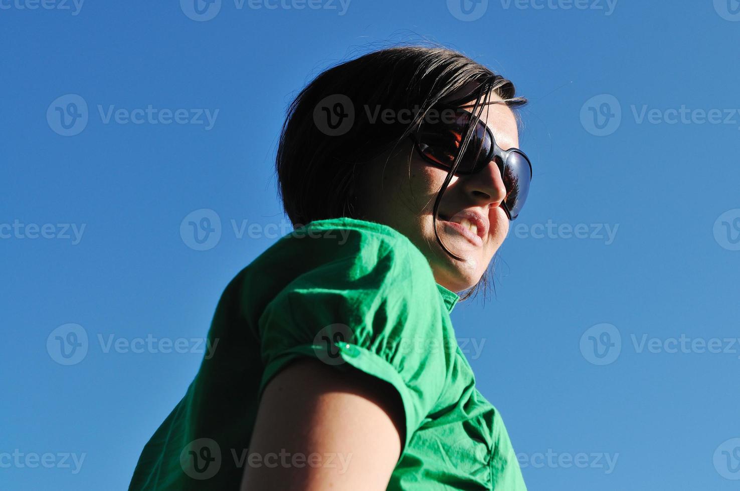 woman fashion jump photo