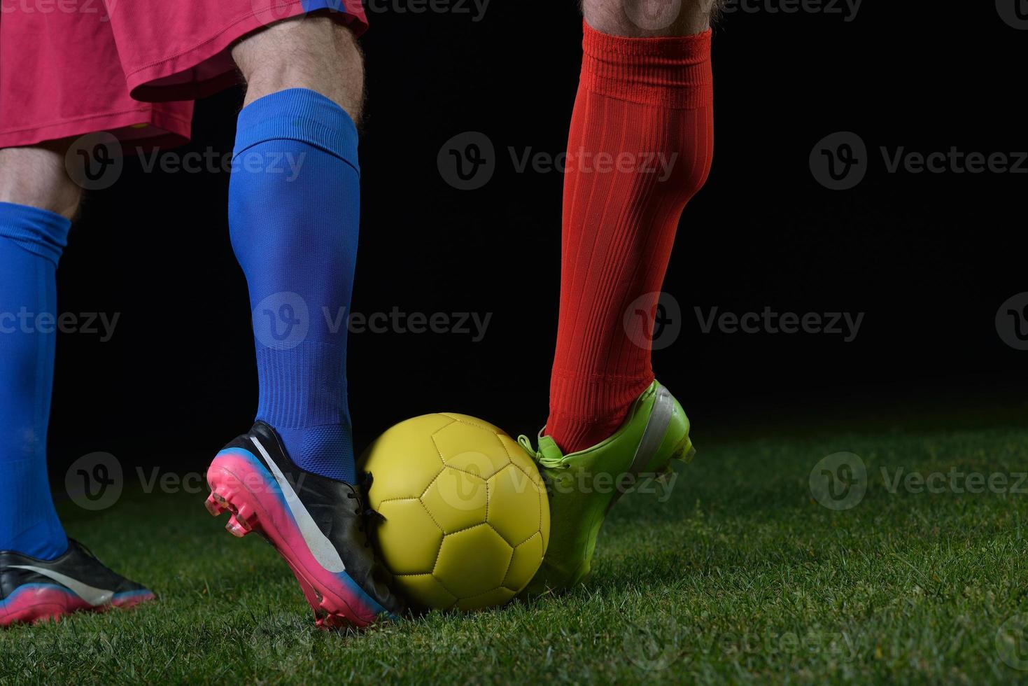 Soccer player view photo