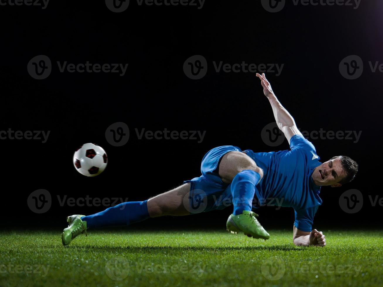 Soccer player view photo