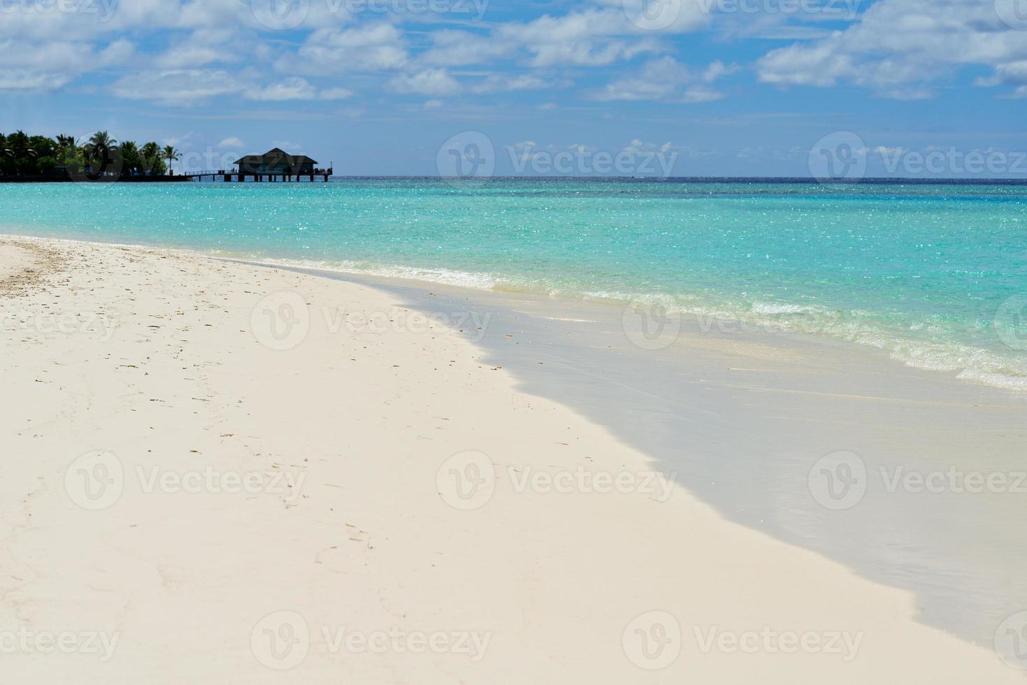 Tropical beach view photo