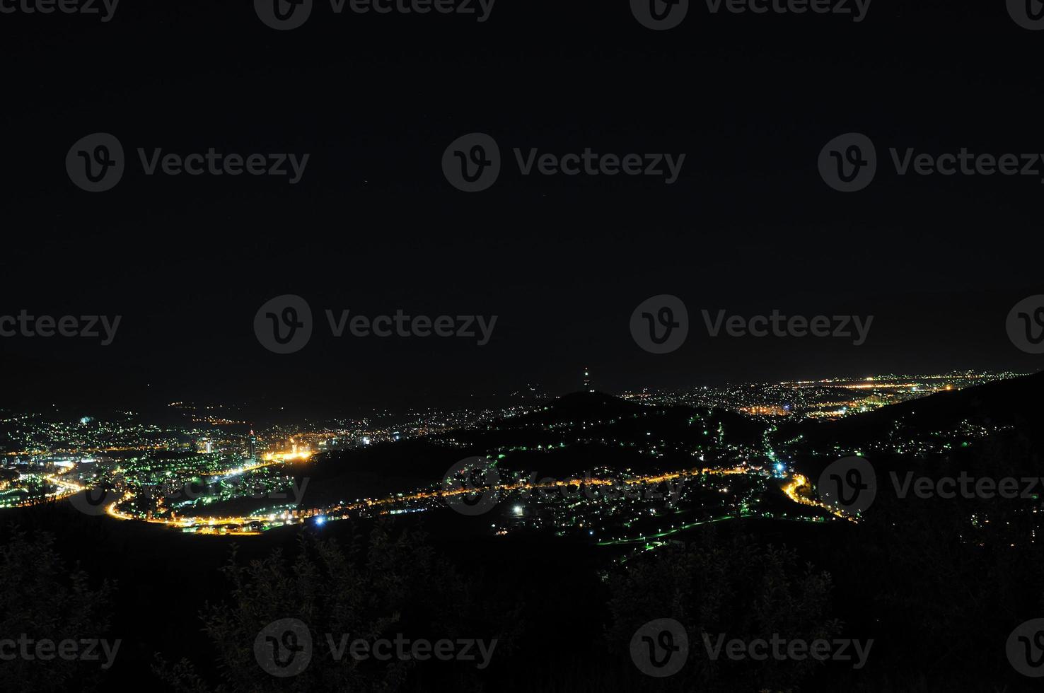 Sarajevo night view photo