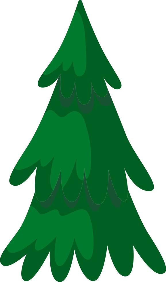 Green tree forest. vector