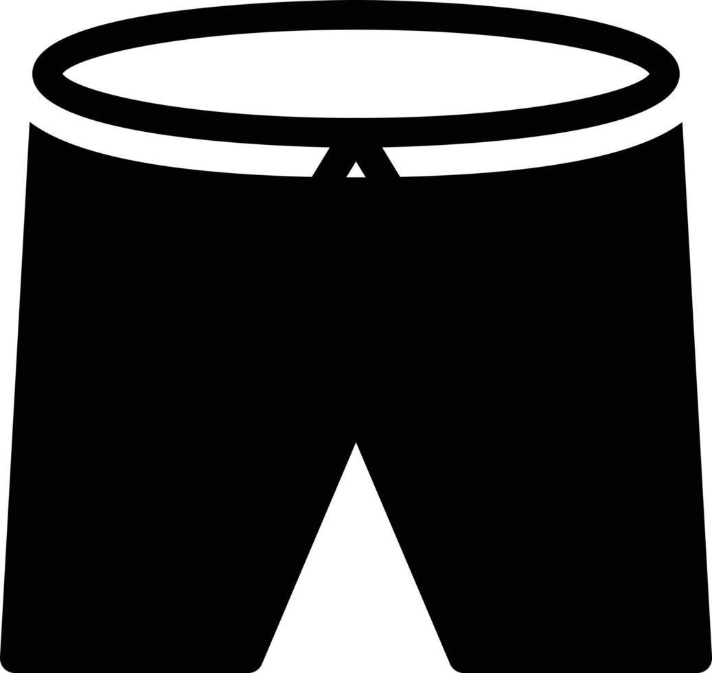 pantalones cortos ilustración vectorial sobre un fondo. símbolos de calidad premium. iconos vectoriales para concepto y diseño gráfico. vector