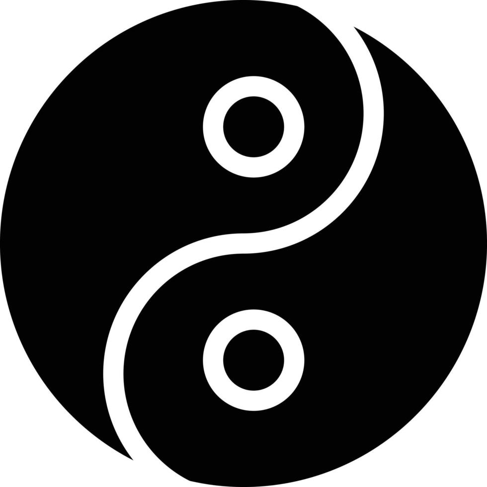 yin yang vector illustration on a background.Premium quality symbols.vector icons for concept and graphic design.