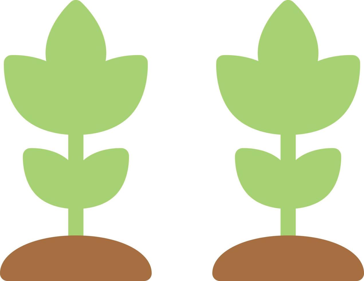 ilustración de vector de planta en un fondo. símbolos de calidad premium. iconos vectoriales para concepto y diseño gráfico.