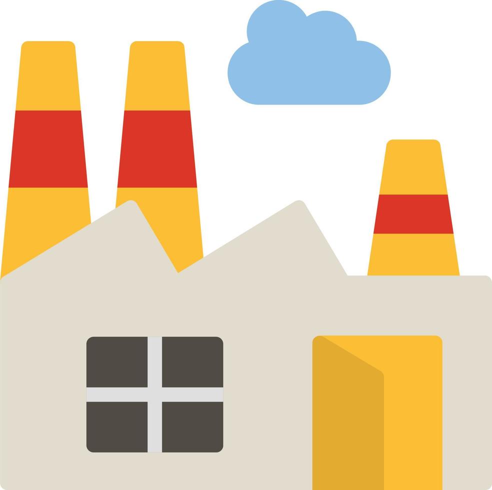 Factory Flat Icon vector