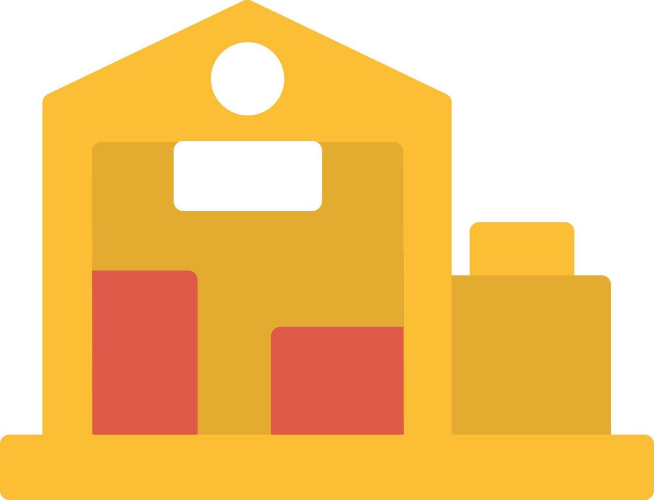 Wearhouse Flat Icon vector