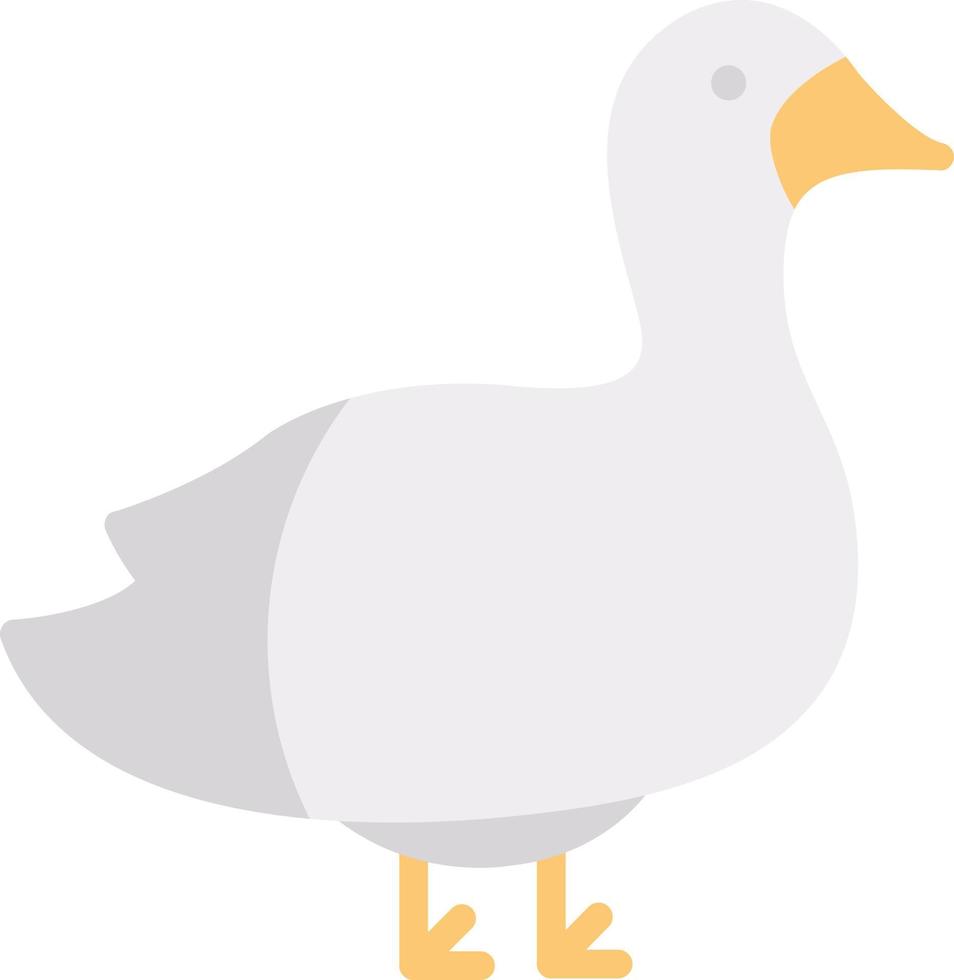Goose Flat Icon vector