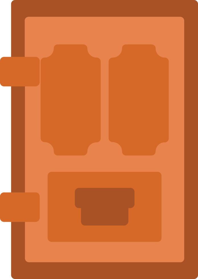 Door Flat Icon vector