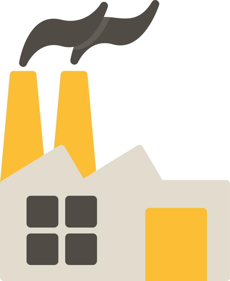 Factory Flat Icon vector