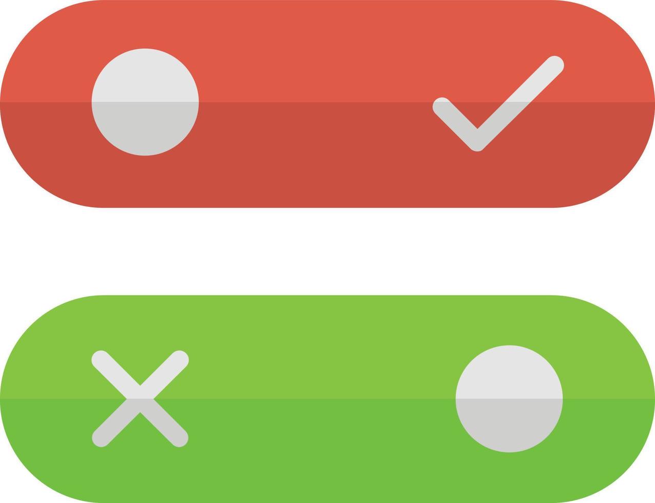 Toggle Flat Icon vector