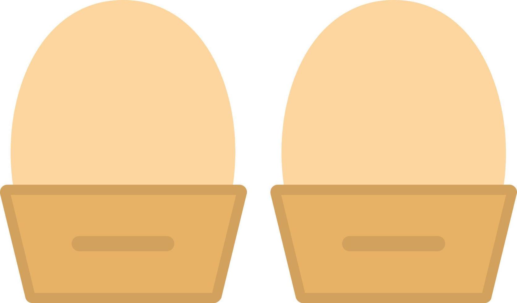 Eggs Flat Icon vector