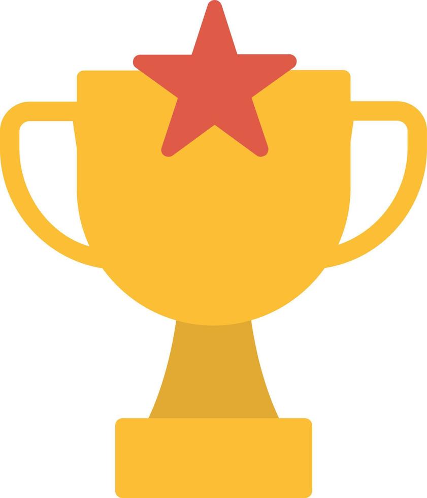 Trophy Flat Icon vector