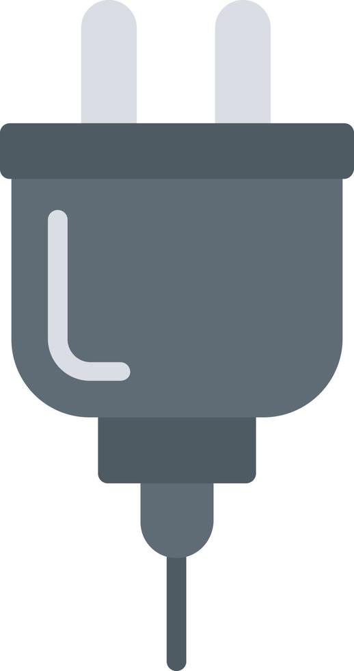 Power Plug Flat Icon vector