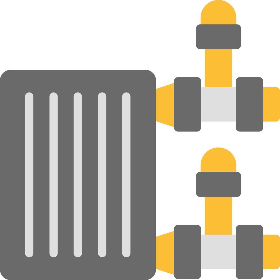 Radiator Flat Icon vector