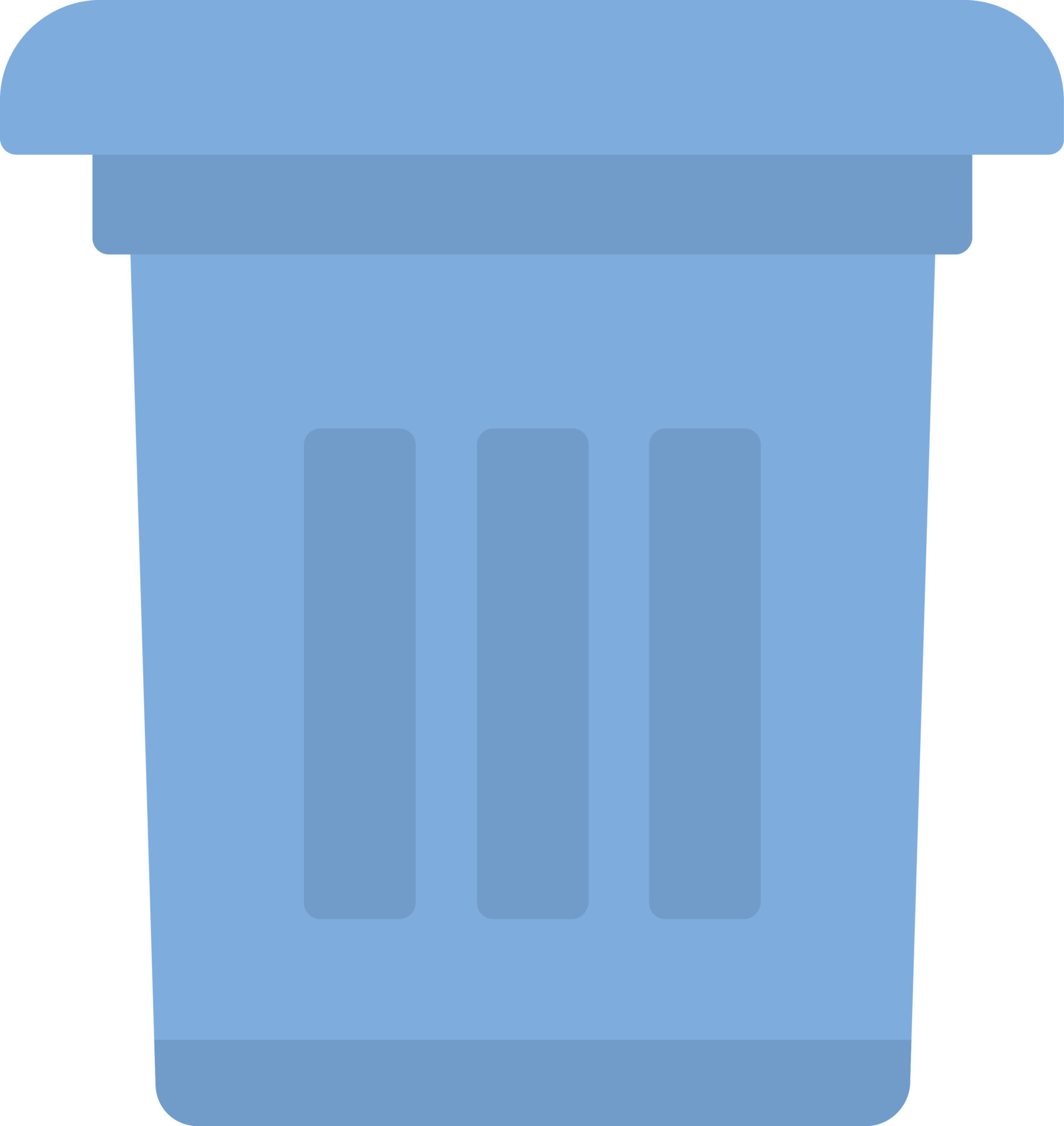 Trash Can Flat Icon 11597406 Vector Art at Vecteezy
