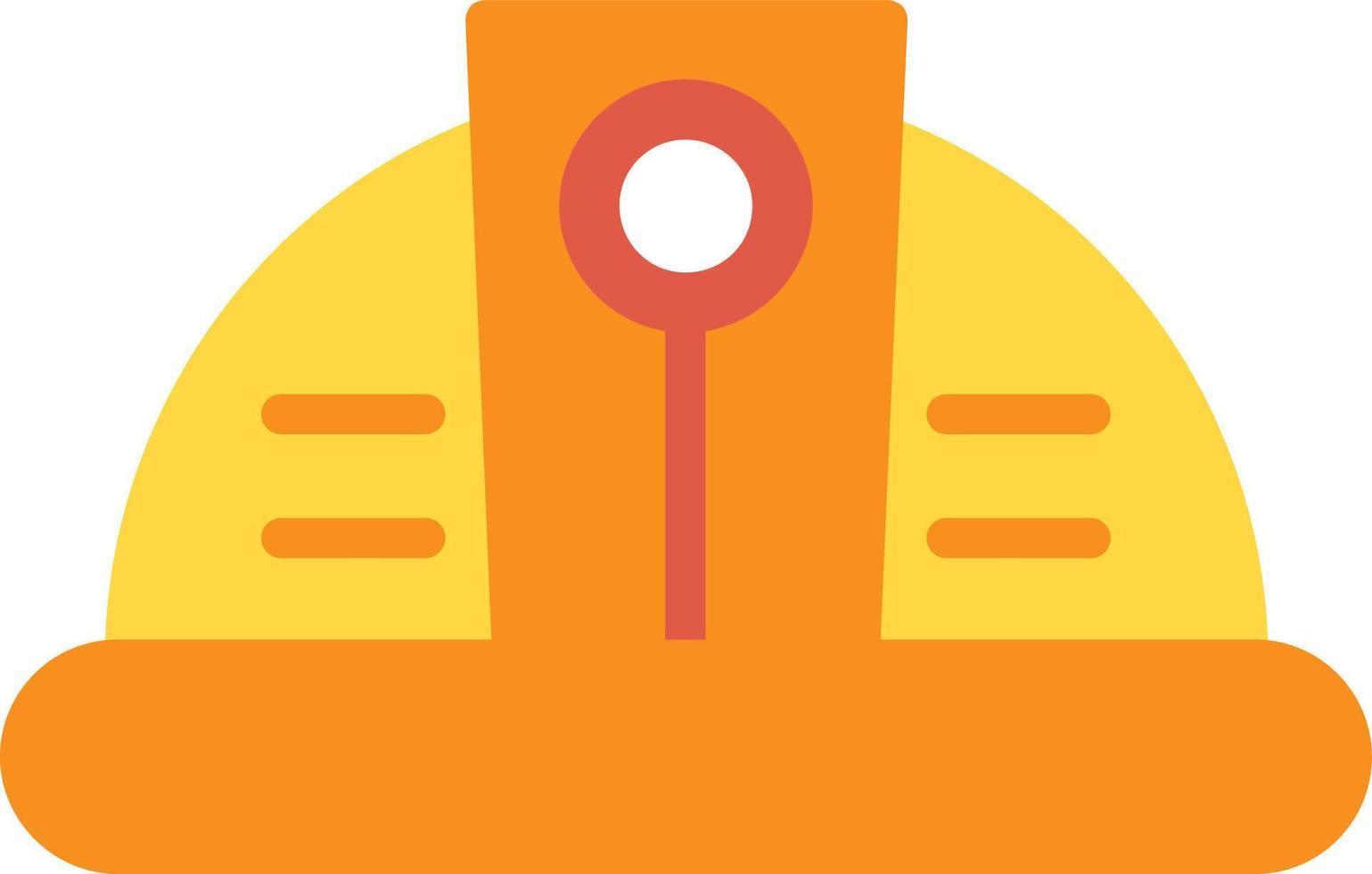 Helmet Flat Icon vector