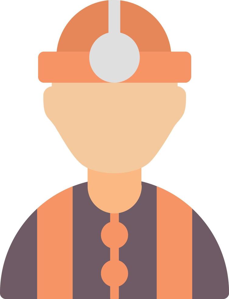 Worker Flat Icon vector