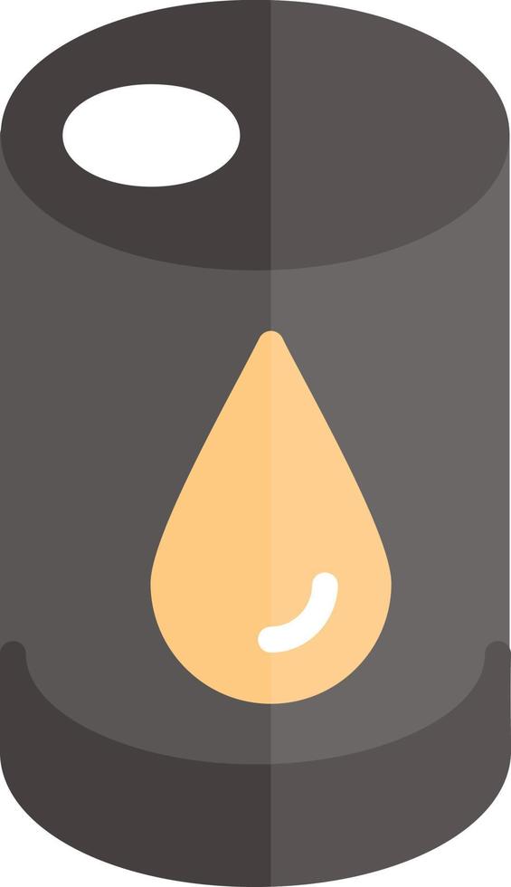 Oil Berral Flat Icon vector