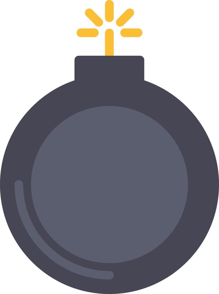 Bomb Flat Icon vector