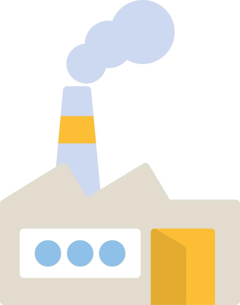 Factory Flat Icon vector