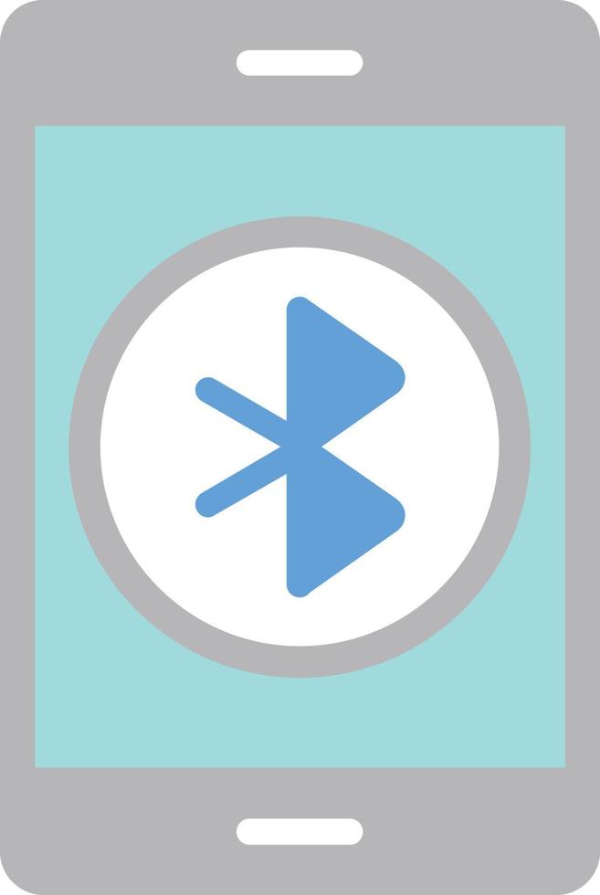 Bluetooth Flat Icon vector