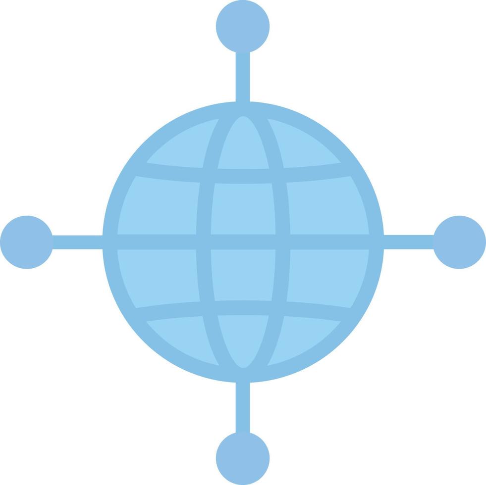 Internet Flat Icon vector