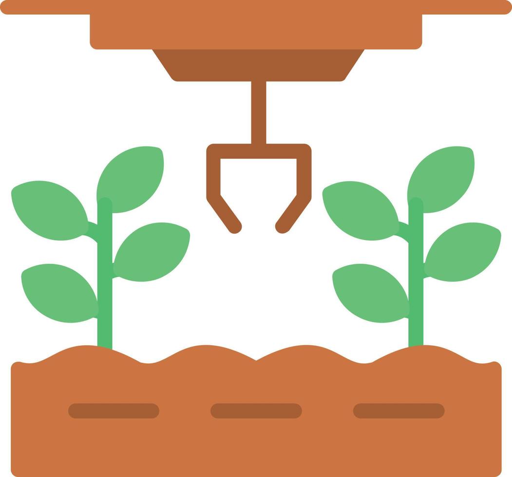 Smart Farm Flat Icon vector