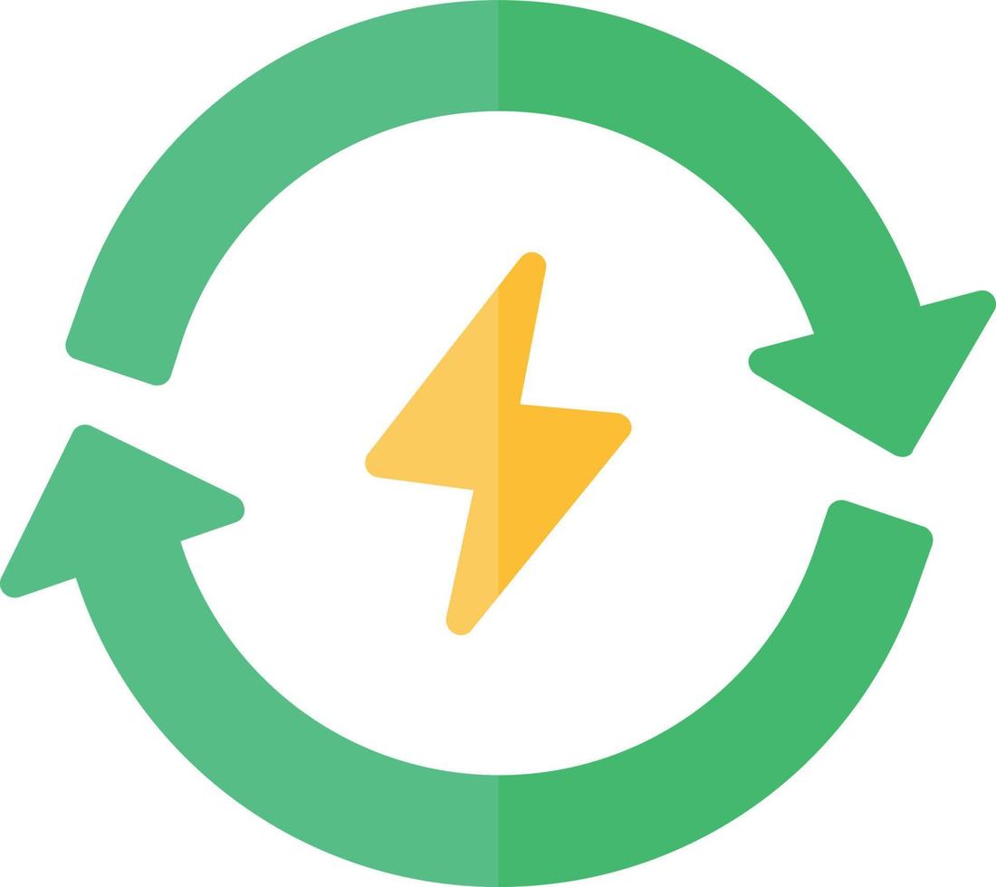 Renewable Flat Icon vector