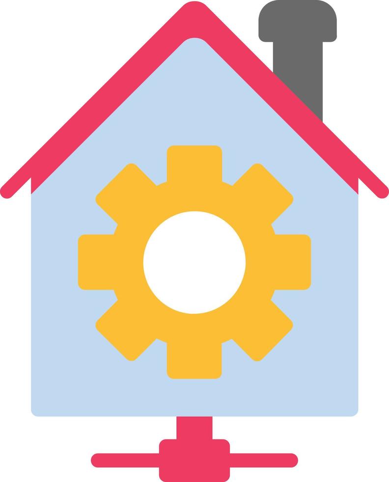 Home Automation Flat Icon vector