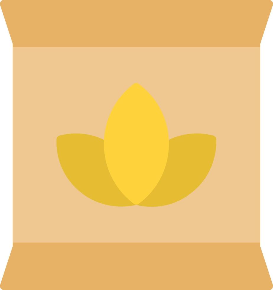 Seed Bag Flat Icon vector