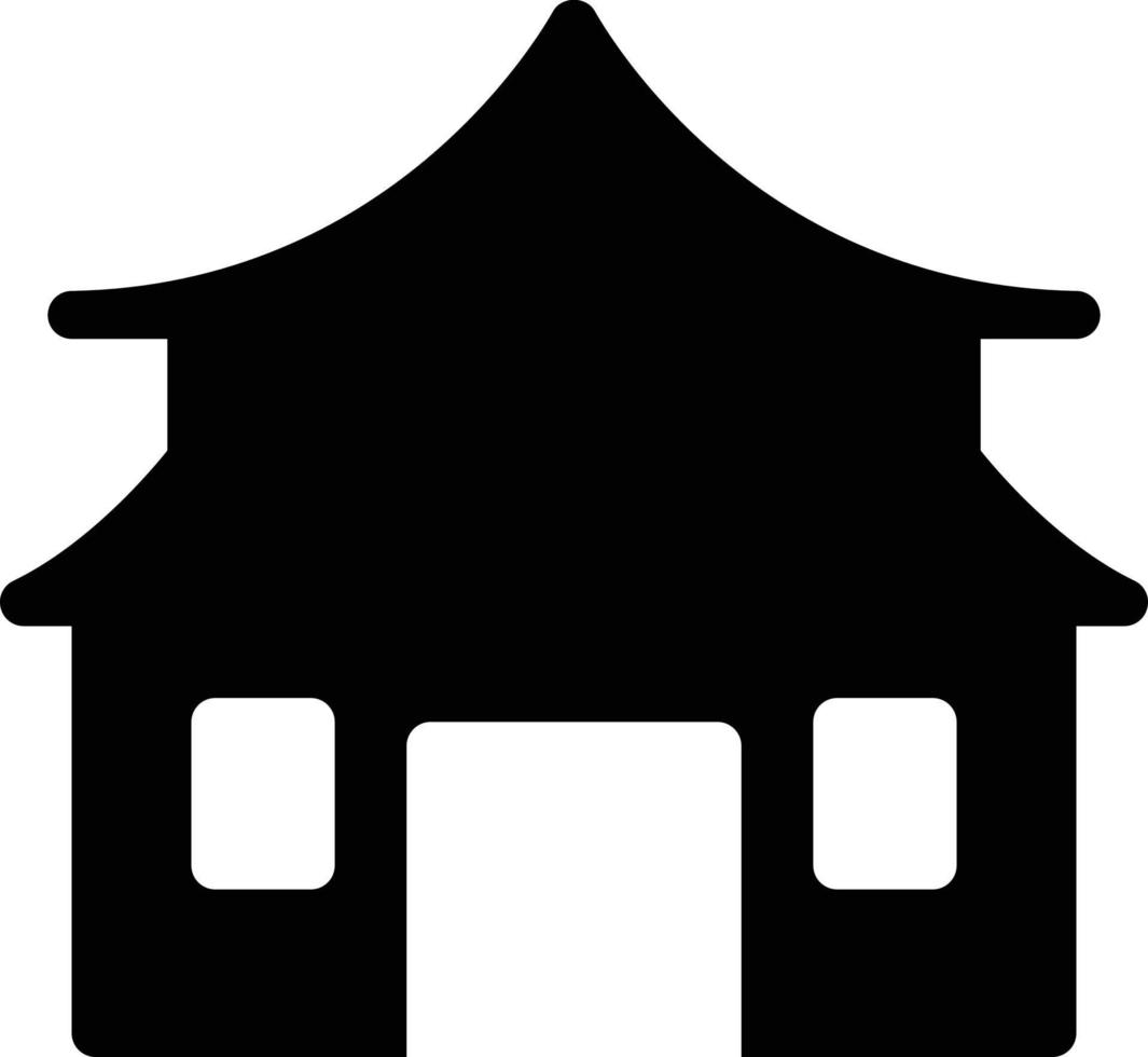 ilustración de vector de templo en un fondo. símbolos de calidad premium. iconos vectoriales para concepto y diseño gráfico.