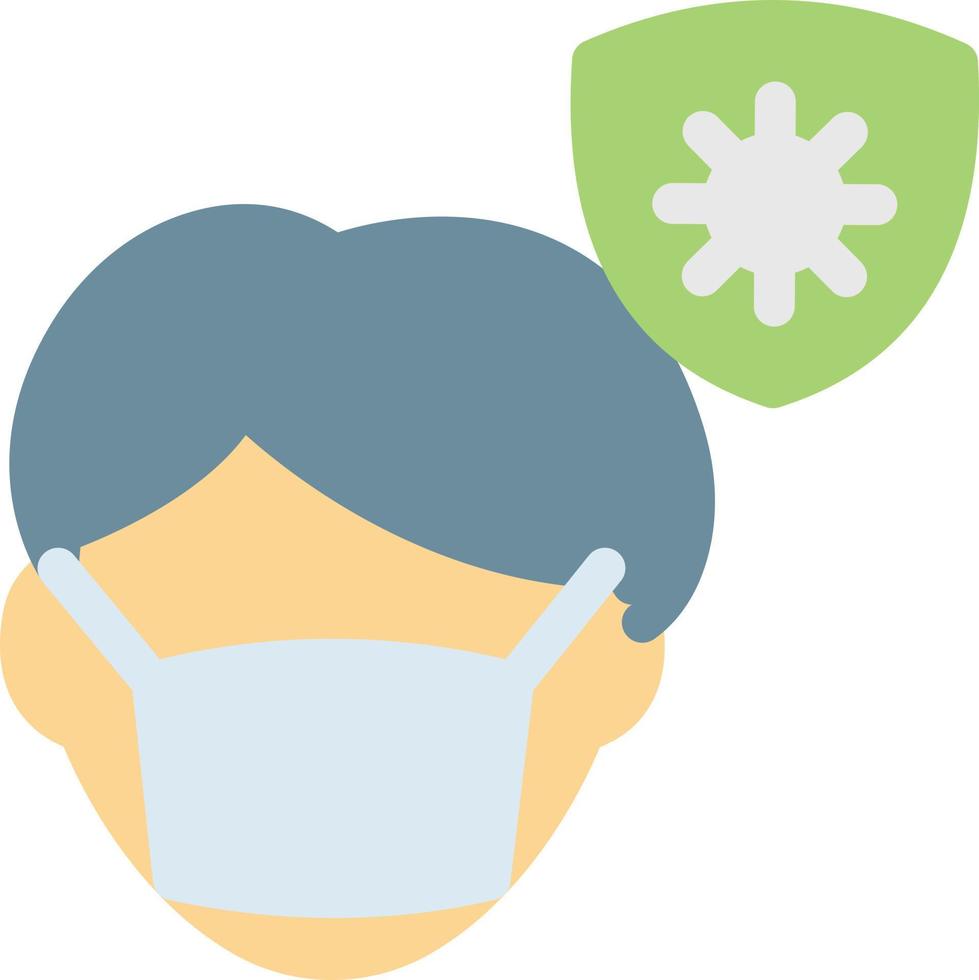 wear mask vector illustration on a background.Premium quality symbols.vector icons for concept and graphic design.