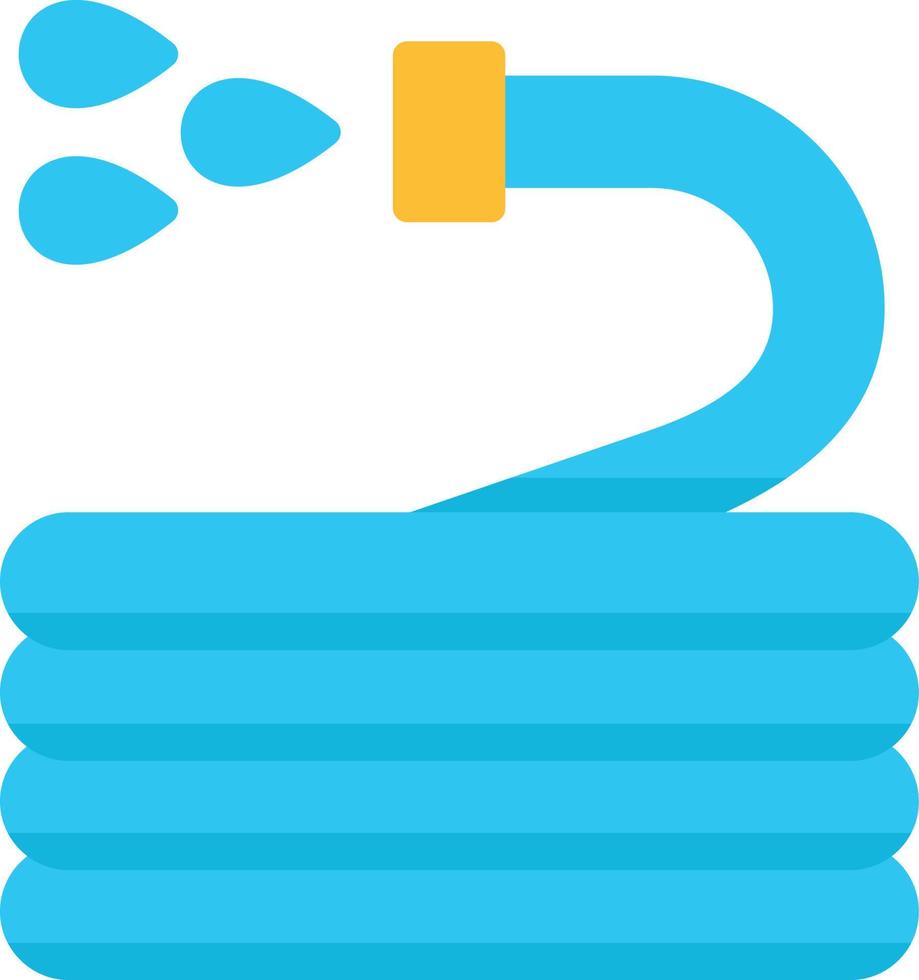 Water Hose Flat Icon vector