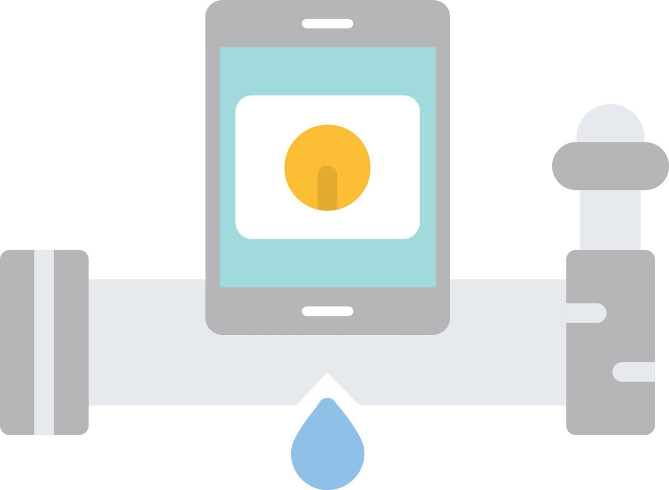 Leak Detector Flat Icon vector