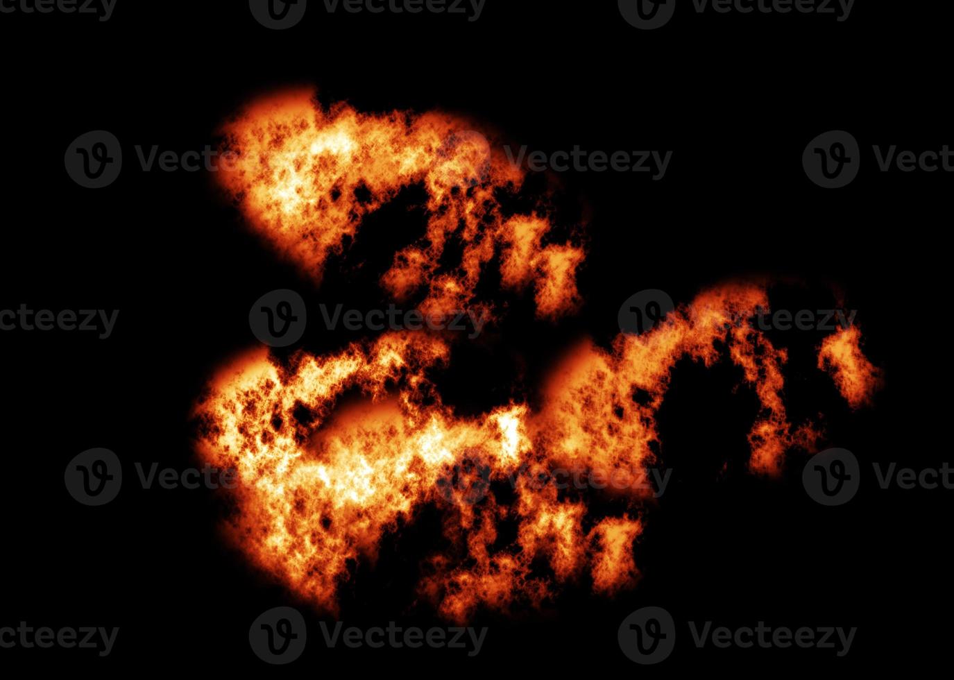 Digital Rendering Realistic Fire Burning Background photo