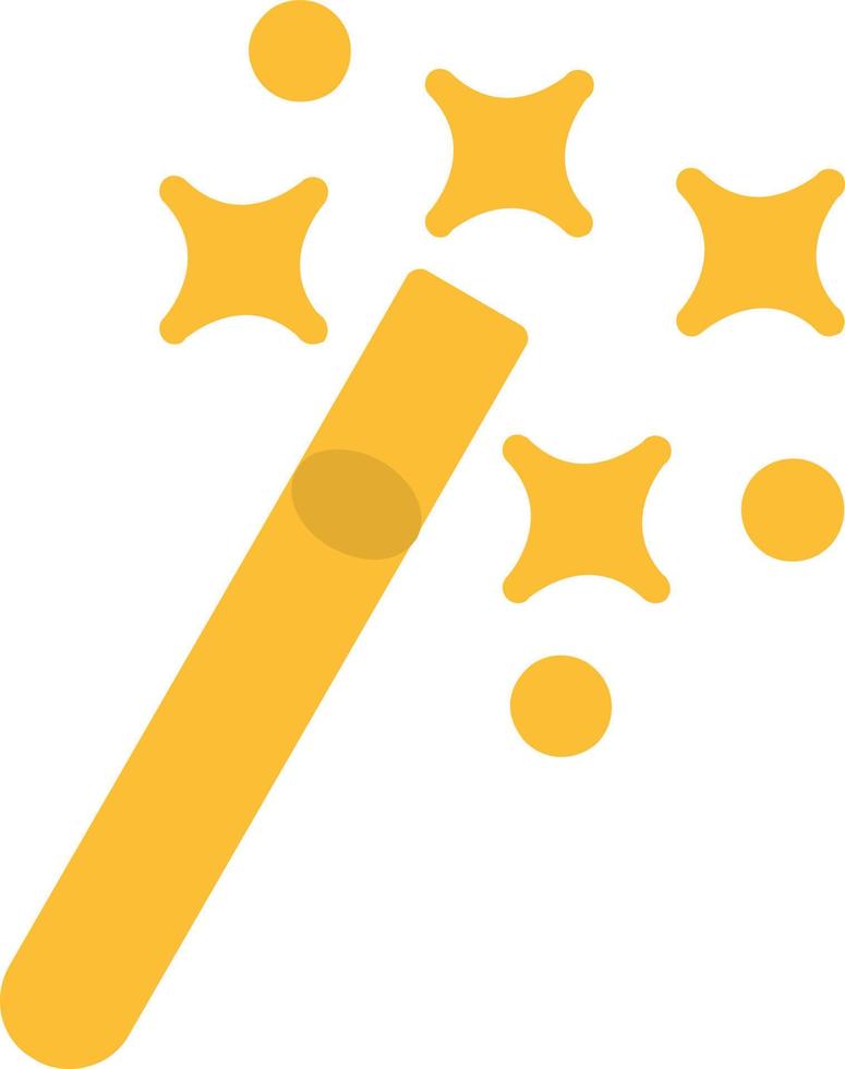 Magic Wand Flat Icon vector