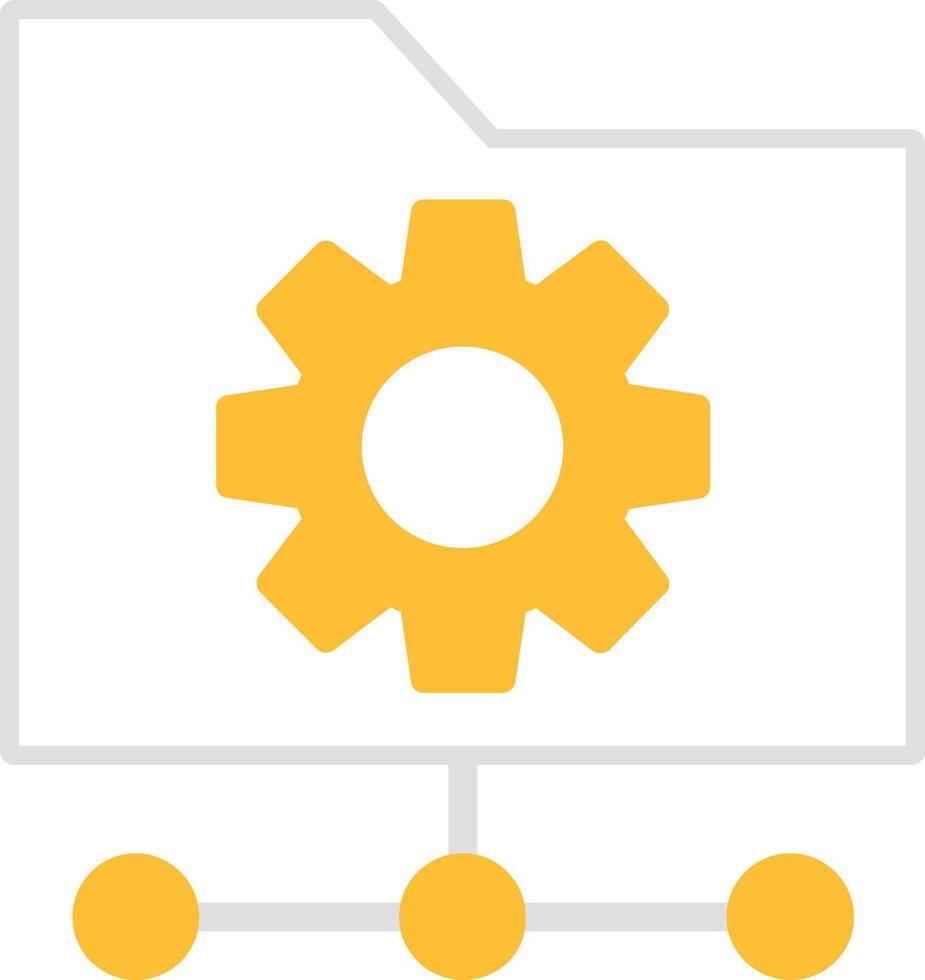 Folder Flat Icon vector