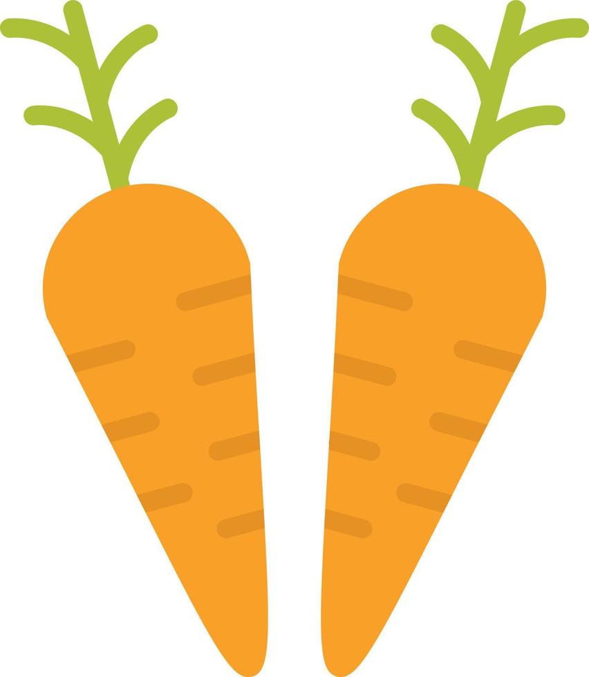 Carrots Flat Icon vector