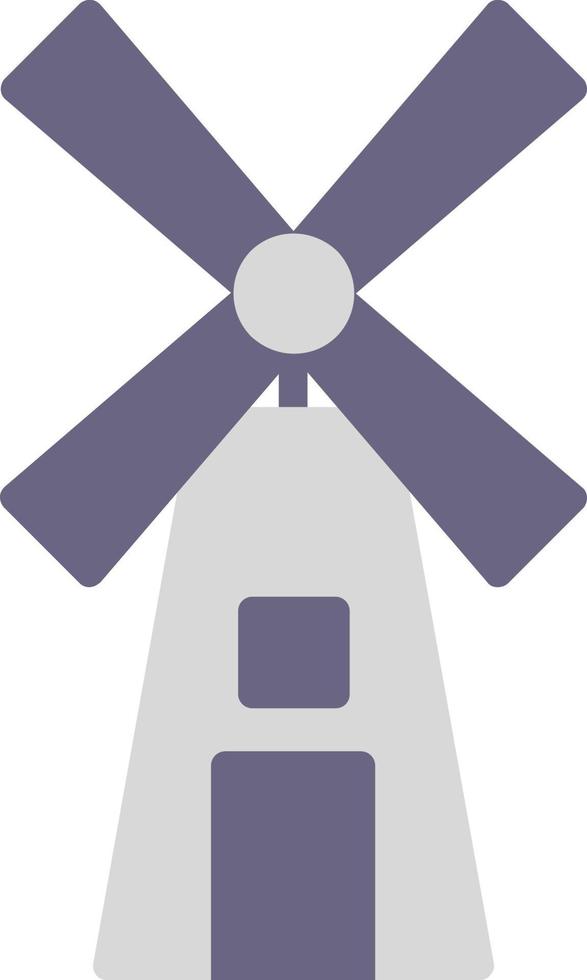 Windmill Flat Icon vector