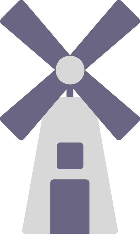 Windmill Flat Icon vector