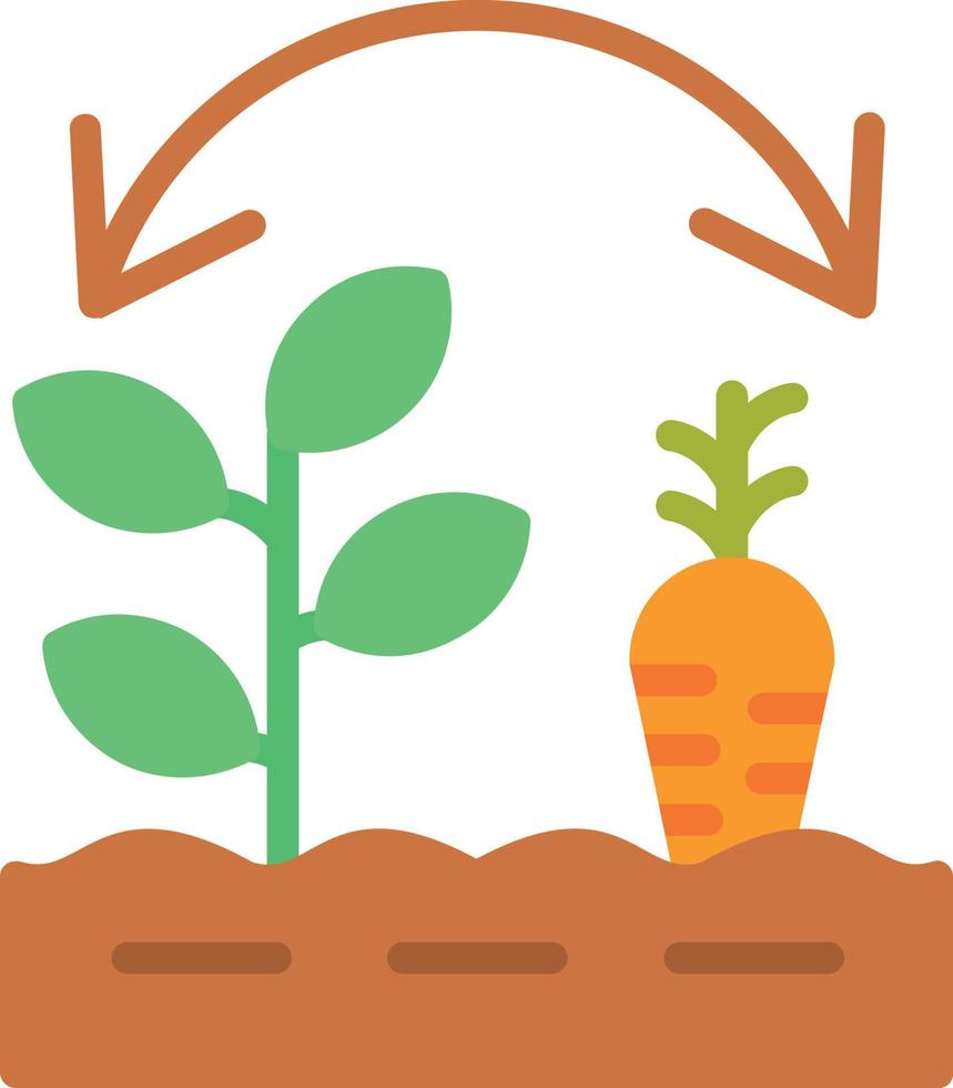 Rotation Flat Icon vector