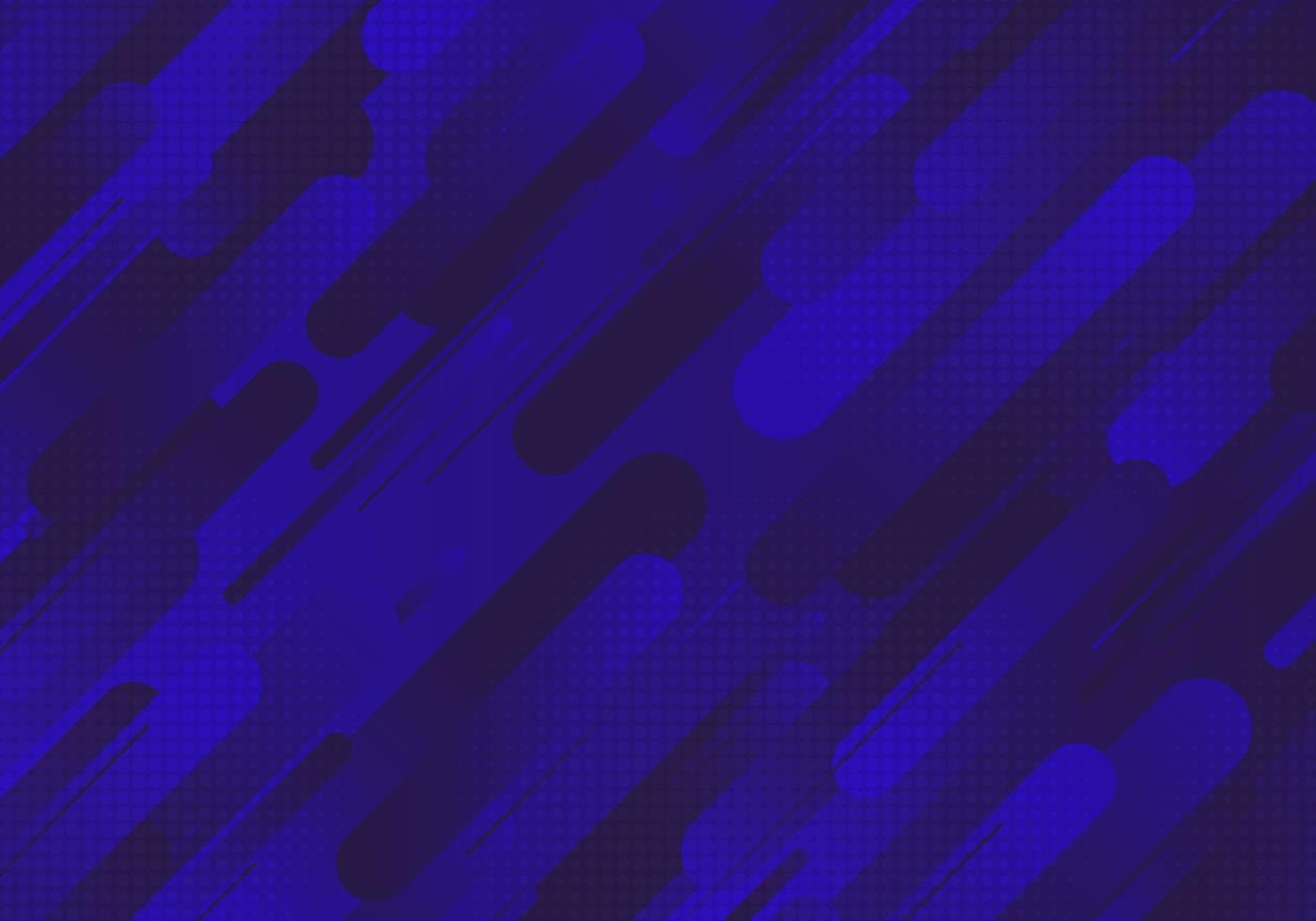 Abstract vivid lines tech pattern of purple technology style. Overlapping style artwork with dots halftone background. Vector