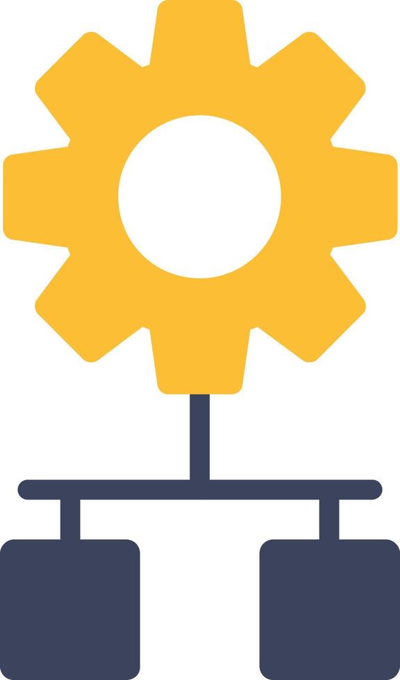 Setting Flat Icon vector